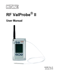 Thumbnail of document Manual - RF ValProbe II Loggers